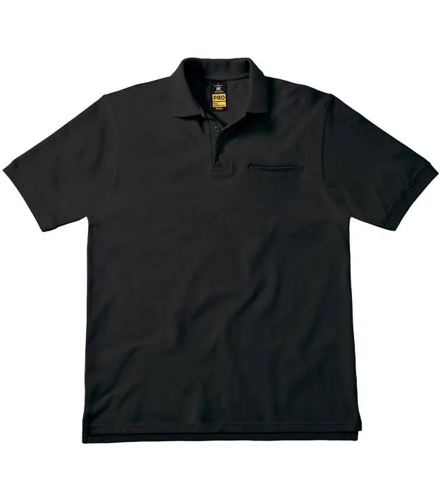 B&C Energy Pro – pracovní piqué polo, černá