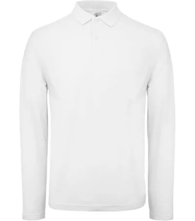 B&C ID.001 LSL – pánské piqué polo s dlouhým rukávem
