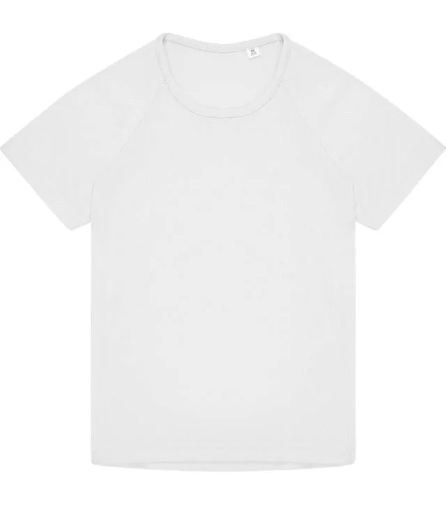 B&C Active T /kids – dětské sportovní tričko "Active", bílá