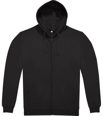 B&C ID.224 Zip Hood – unisex mikina s kapucí