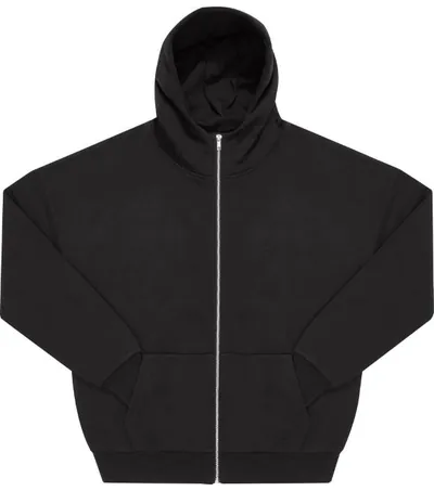 B&C Influence Zip Hood – těžká oversize mikina s kapucí
