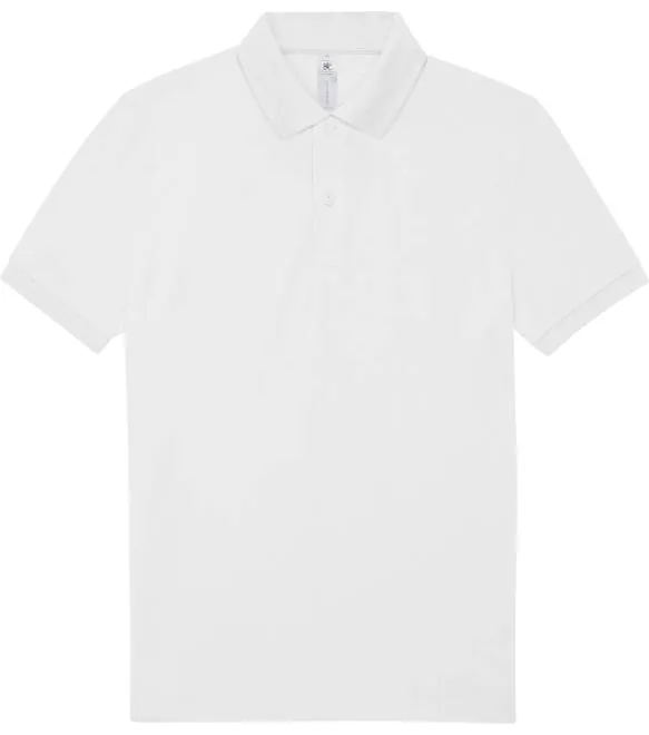 B&C My Polo 180 – piqué polo, bílá