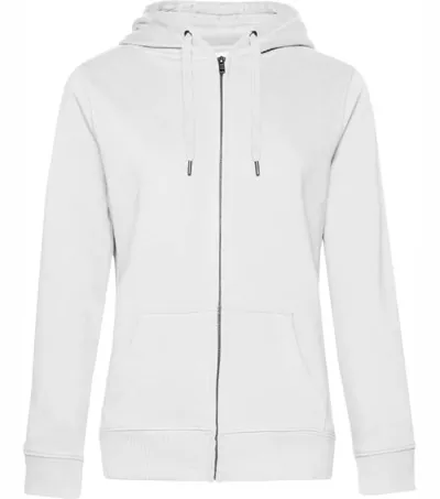 B&C QUEEN Zipped Hood – dámská mikina s kapucí