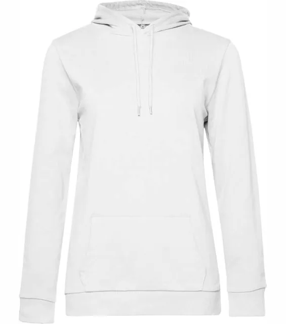 B&C #Hoodie /women – dámská mikina s kapucí, bílá