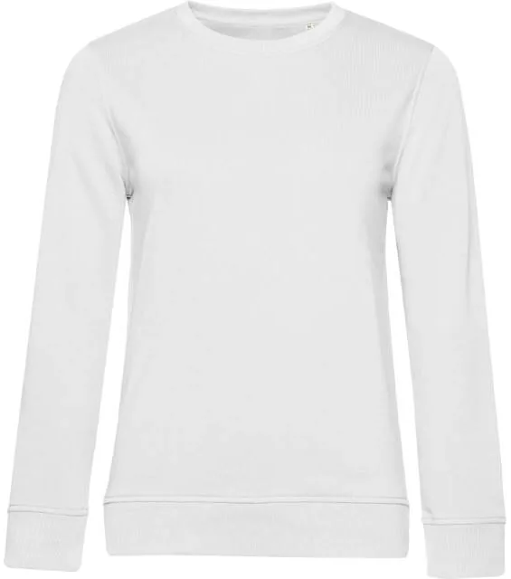 B&C Inspire Crew Neck /women – dámská mikina, bílá
