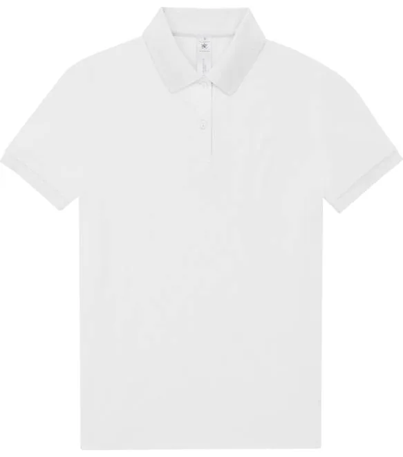 B&C My Polo 180 /women – dámské piqué polo, bílá