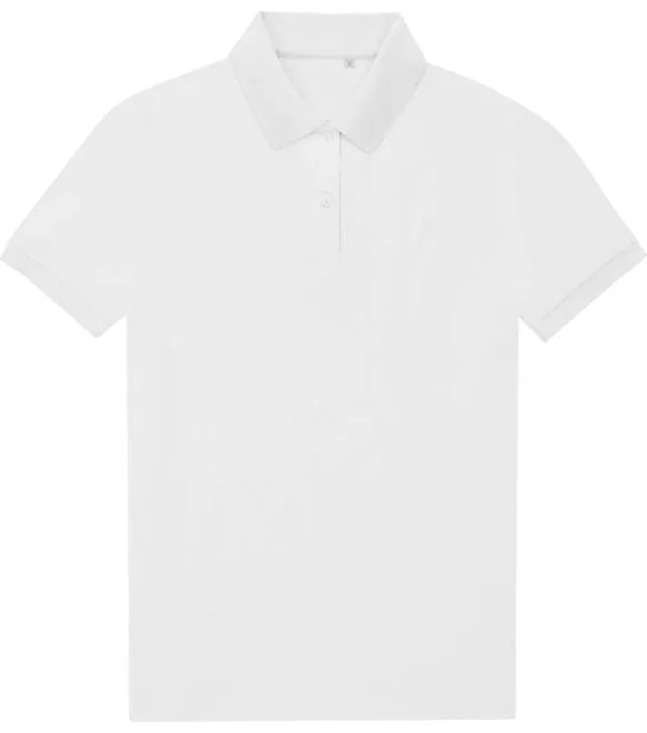 B&C My Eco Polo 65/35 /women – dámské piqué polo, bílá