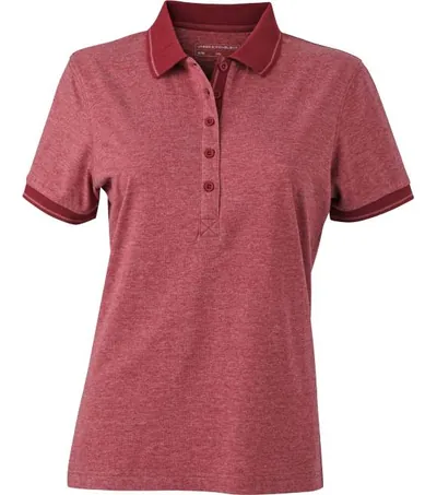 James & Nicholson JN 705 – dámské žerzejové melírované polo