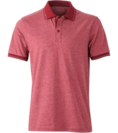 James & Nicholson JN 706 – pánské žerzejové melírované polo