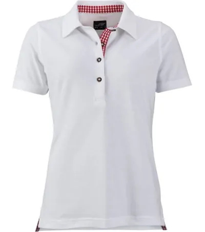 James & Nicholson JN 715 – dámské piqué polo v tradičním krojovém stylu