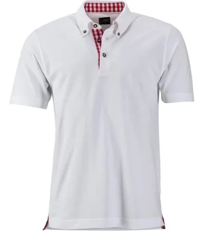 James & Nicholson JN 716 – pánské piqué polo v tradičním krojovém stylu