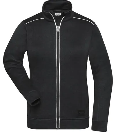 James & Nicholson JN 897 – dámská pracovní pletená fleece bunda - Solid
