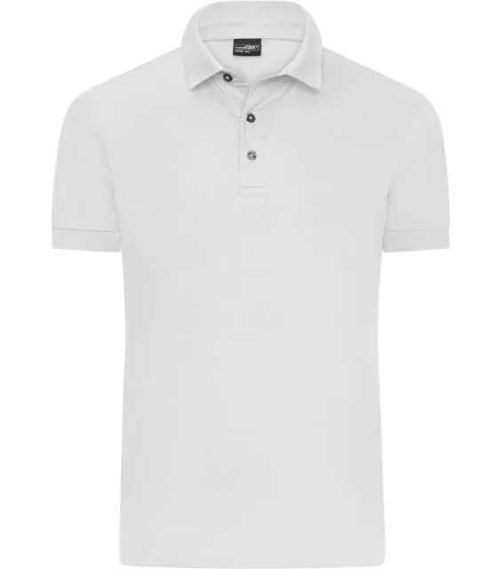 James & Nicholson JN 1300 – pánské žerzejové polo, bílá