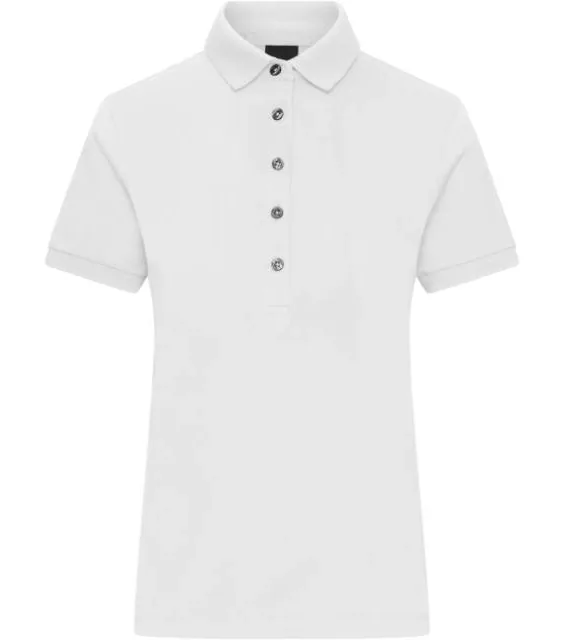 James & Nicholson JN 1301 – dámské žerzejové polo, bílá