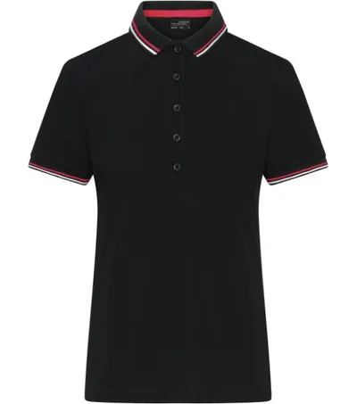 James & Nicholson JN 1305 – dámské těžké piqué polo s proužky
