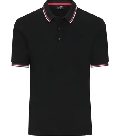 James & Nicholson JN 1306 – pánské těžké piqué polo s proužky