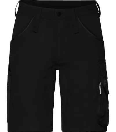James & Nicholson JN 1811 – pracovní elastické bermudy "Slim Line"