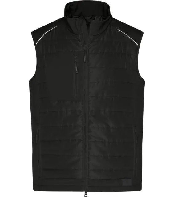 James & Nicholson JN 1822 – pánská hybridní vesta, černá