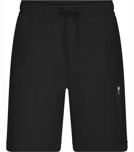James & Nicholson 8048 – šortky interlock, černá