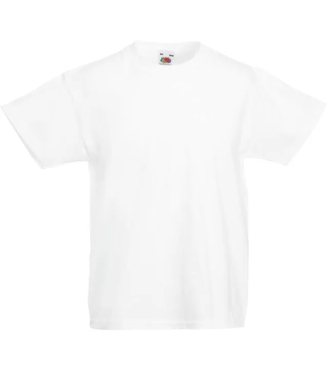 Fruit of the Loom Kids Original T – dětské tričko, bílá