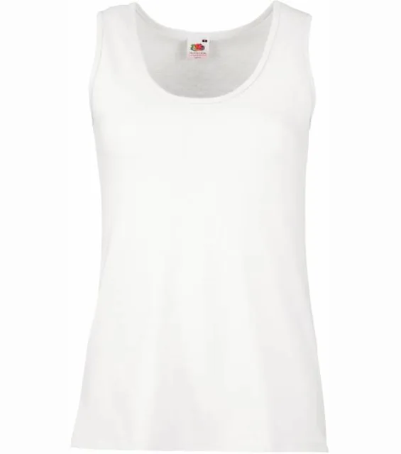 Fruit of the Loom Lady-Fit Valueweight Vest – dámské tílko, bílá