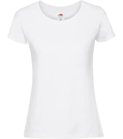 Fruit of the Loom Lady-Fit Iconic 195 T – dámské tričko z těžké bavlny