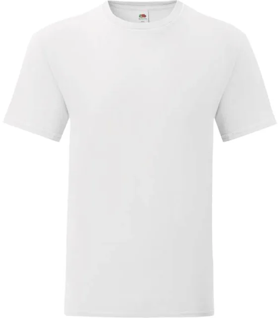 Fruit of the Loom Iconic 150 T – pánské tričko, bílá