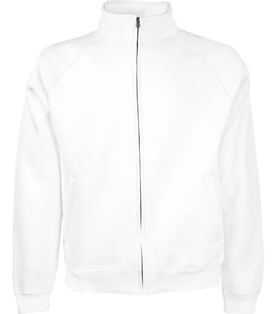 Fruit of the Loom Premium Sweat Jacket – mikina, bílá