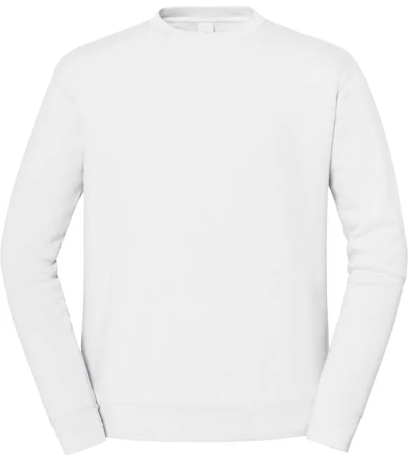 Fruit of the Loom Iconic Premium Set-In Sweat – mikina z těžké bavlny, bílá