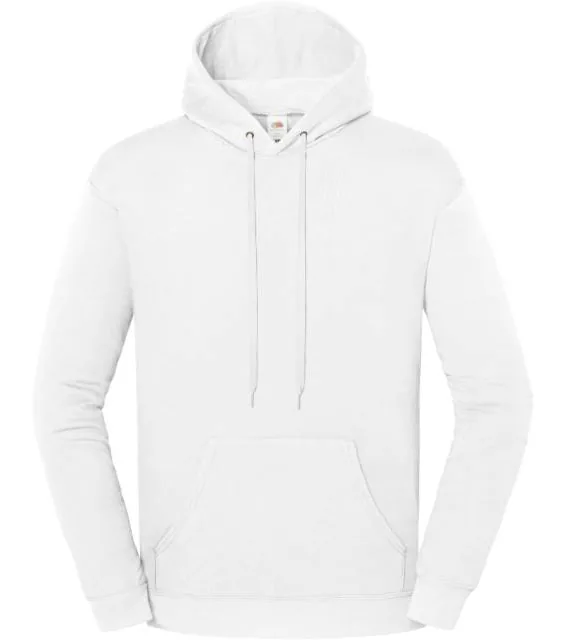 Fruit of the Loom Iconic 250 Hooded Sweat – mikina s kapucí, bílá
