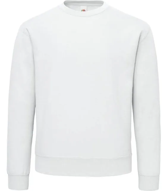Fruit of the Loom Supercotton™ Sweat – mikina "Supercotton™", bílá