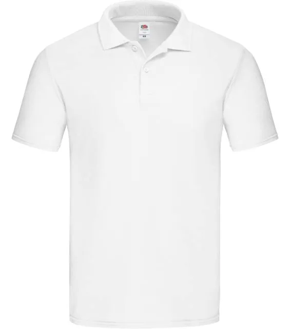 Fruit of the Loom Original Polo – pánské piqué polo, bílá