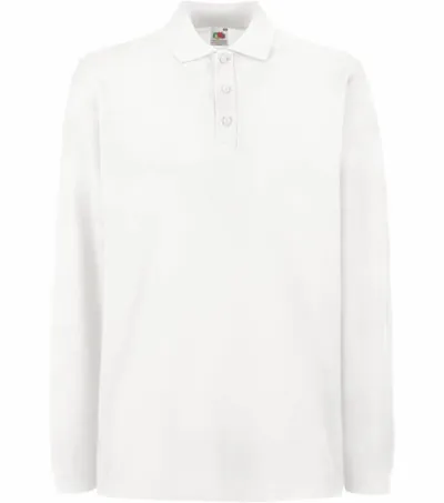 Fruit of the Loom Premium Polo LSL – piqué polo s dlouhým rukávem