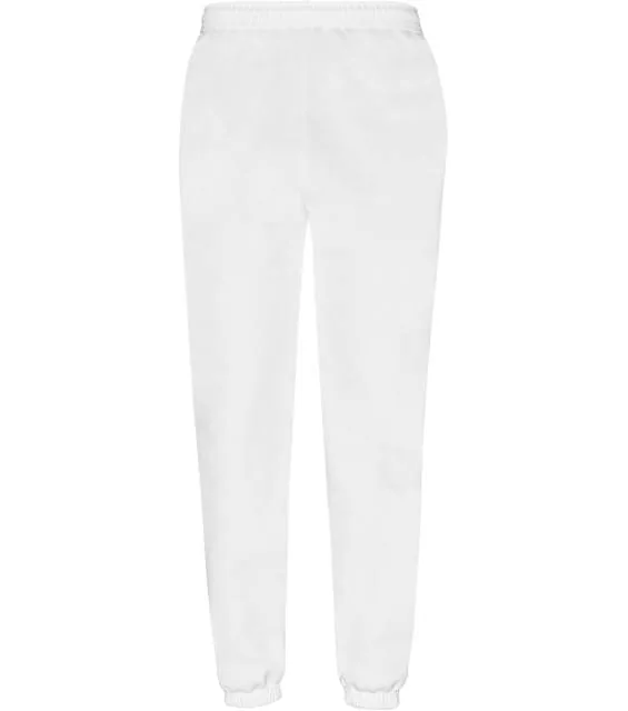 Fruit of the Loom Classic Elasticated Jog Pants – tepláky, bílá