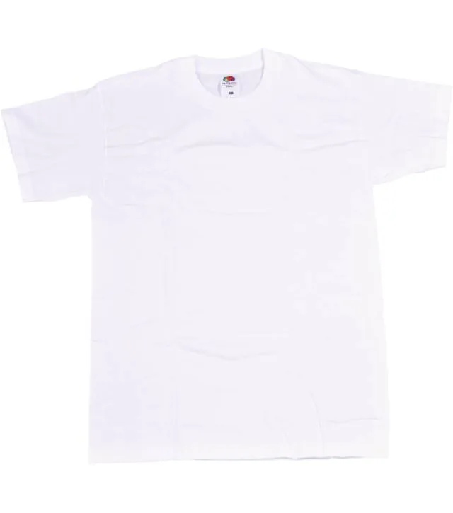 Fruit of the Loom Underwear T-Shirts 3-Pack – spodní triko, balení po 3 ks v sáčku, bílá