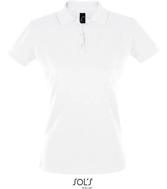SOL'S Perfect Women – dámské piqué polo, bílá