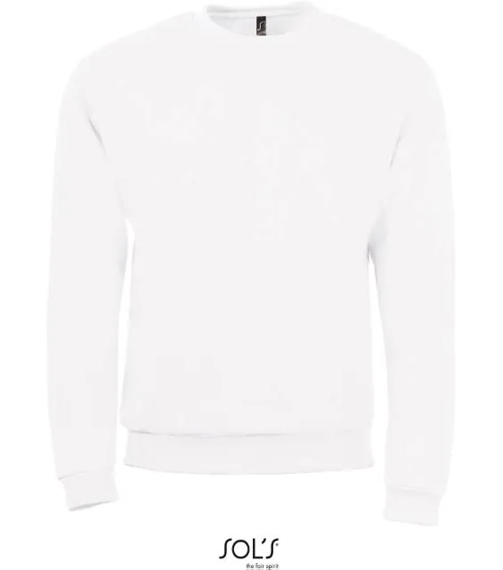 SOL'S Spider – unisex mikina, bílá