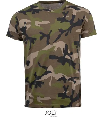 SOL'S Camo Men – pánské maskáčové tričko