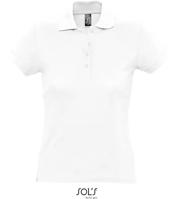 SOL'S Passion – dámské piqué polo, bílá