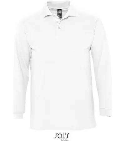 SOL'S Winter II – piqué polo s dlouhým rukávem
