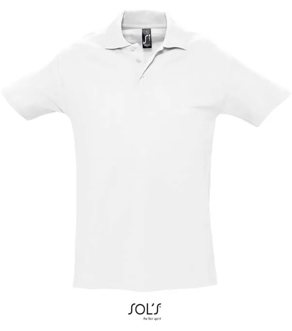 SOL'S Spring II – piqué polo, bílá
