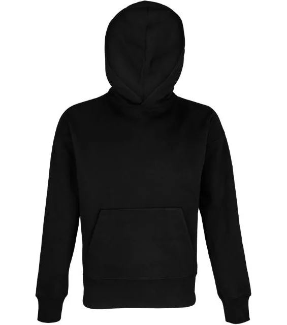 SOL'S Origin – oversize mikina s kapucí, černá