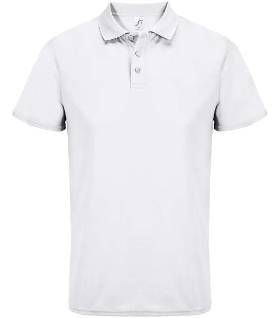 SOL'S Pitcher – sportovní polo, bílá