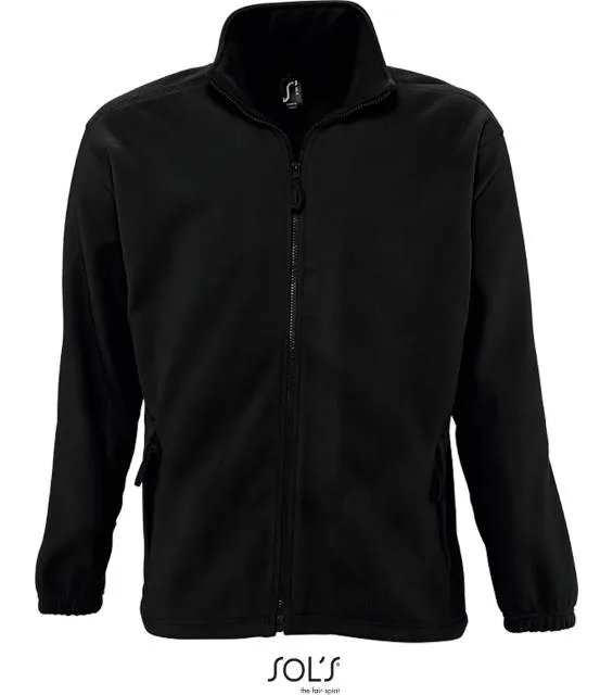 SOL'S North – fleecová bunda, černá
