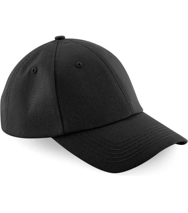 Beechfield B 59 – 6 panelová baseballová kšiltovka "Authentic", černá