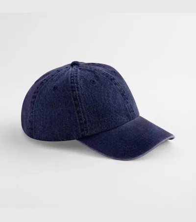 Beechfield B 105 – 6 panelová denim kšiltovka