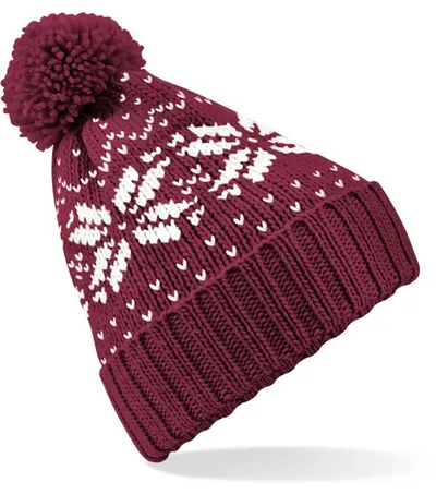Beechfield B 456 – čepice Fair Isle Snowstar®