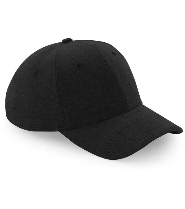 Beechfield B 677 – 6 panelová kšiltovka "Jersey Athleisure", černá