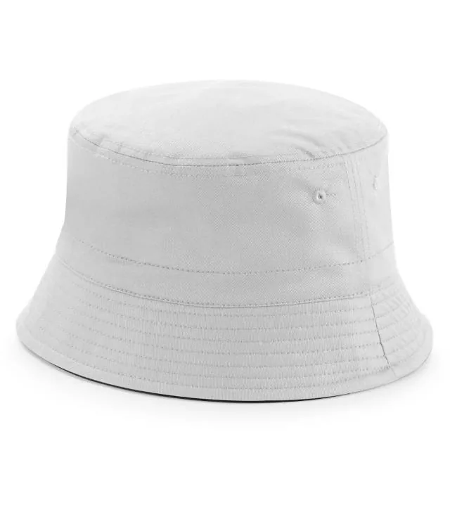 Beechfield B 686 – klobouk "Reversible Bucket Hat", černá/světle šedá