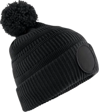 Beechfield B 530R – pletená čepice Patch "Fan"